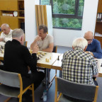 Von Links: Rudolf Rüther, Mark Shvachko, Leonid Elkhanov und Dr. Holger Wiemers